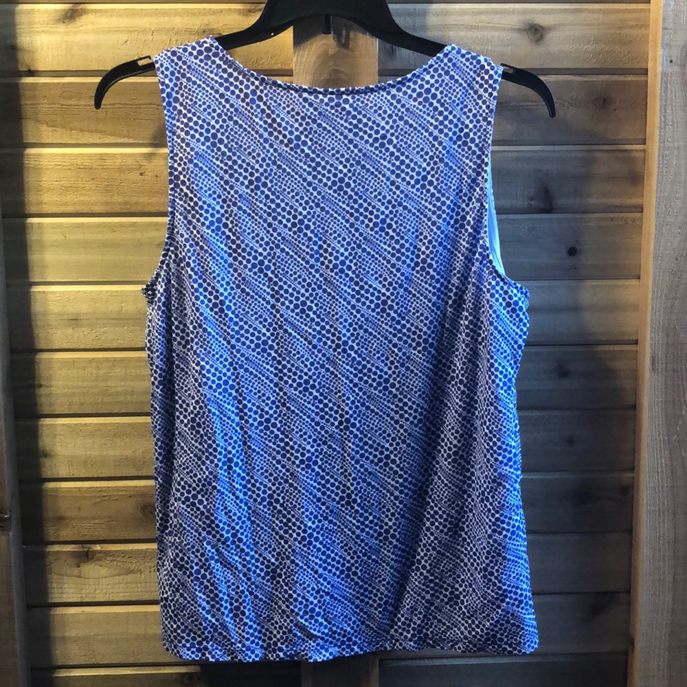 Chico’s Ruffle Layered Sleeveless Top - Picture 3 of 3